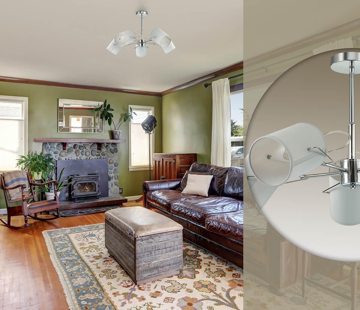 Картинка Потолочная люстра Lumion Visario 3522/5C