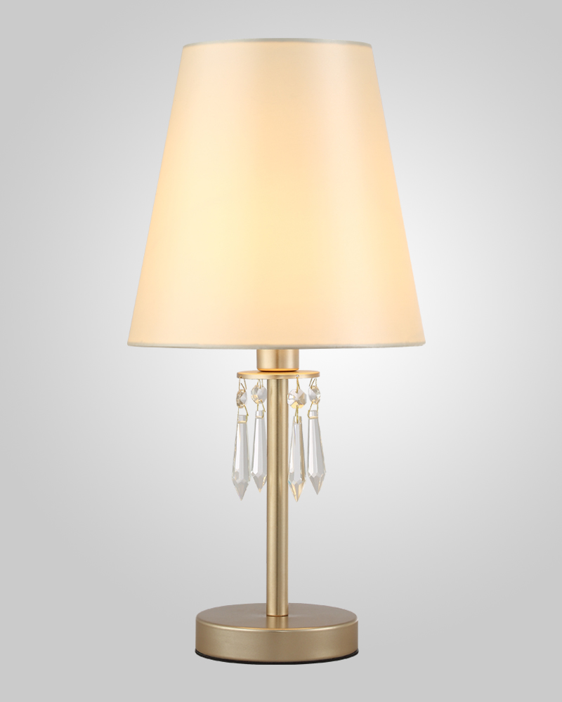Картинка Настольная лампа Crystal Lux RENATA LG1 GOLD Crystal Lux 3591/501