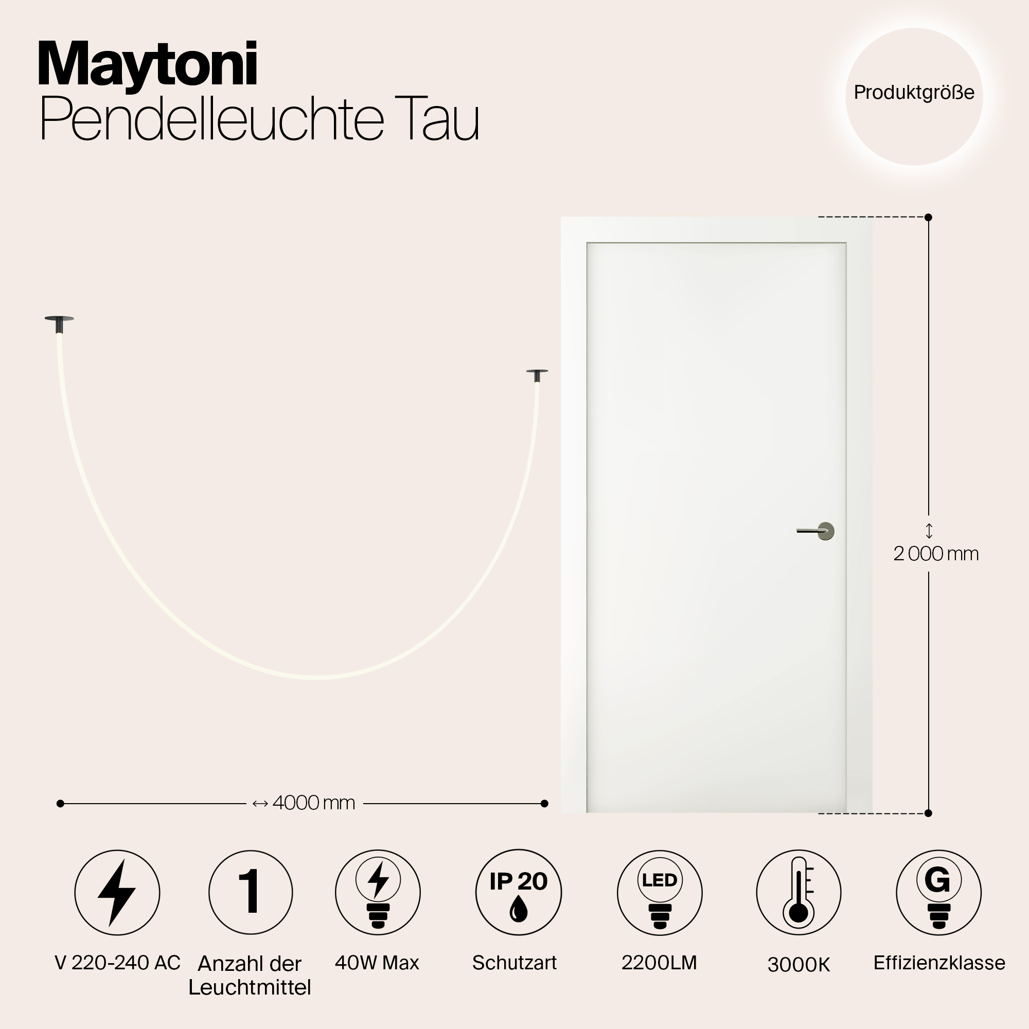 Картинка Подвесной светильник Maytoni MOD146PL-L40B3K