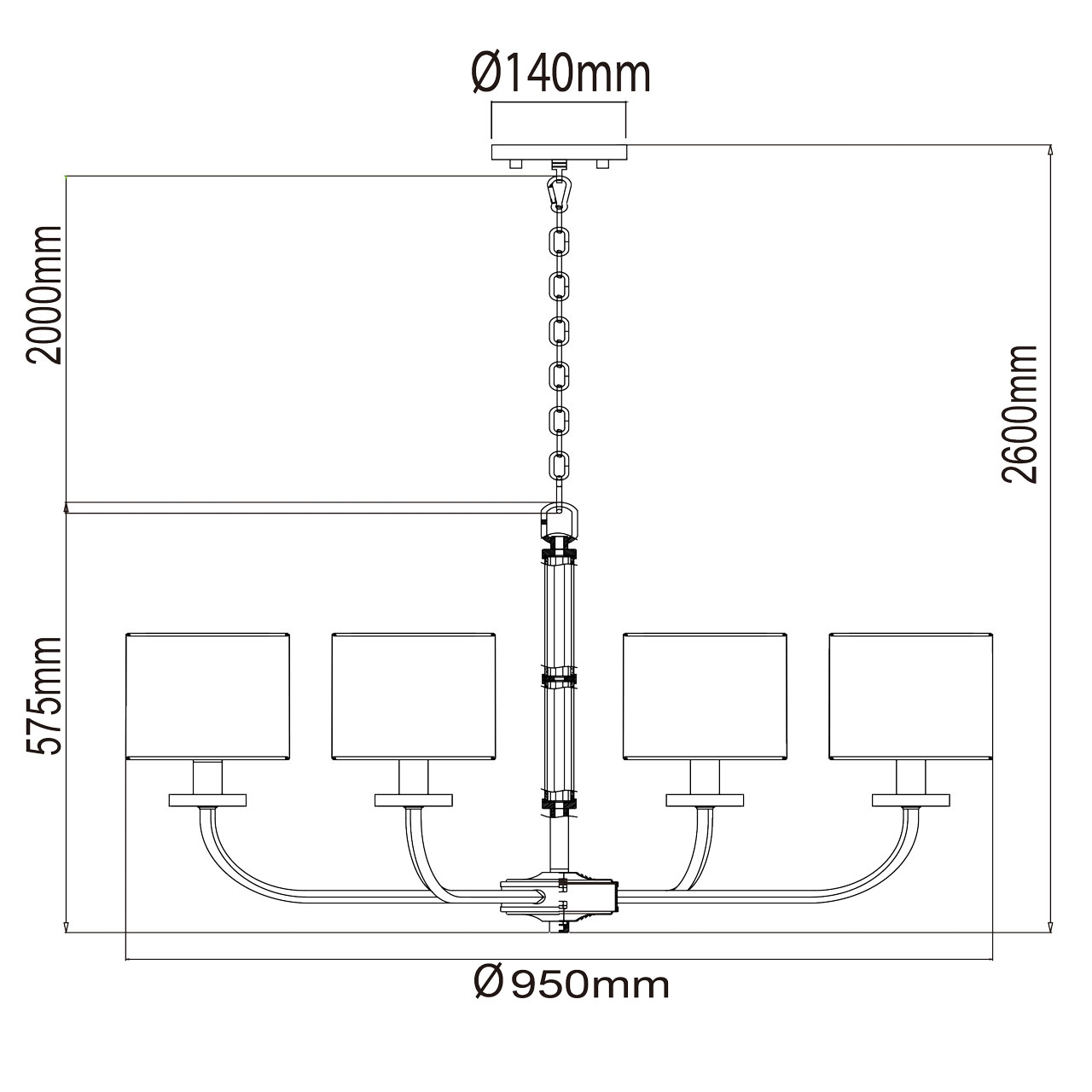 Картинка Подвесная люстра Chiaro Палермо 386017008
