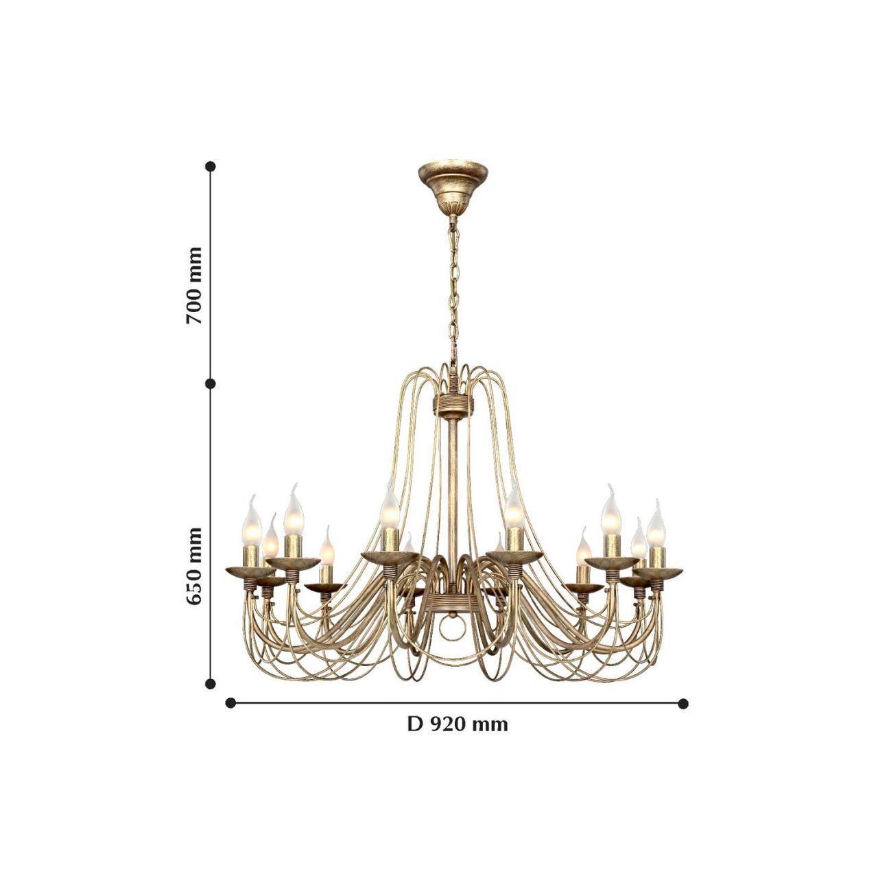 Картинка Подвесная люстра F-Promo Chateau 2163-12P