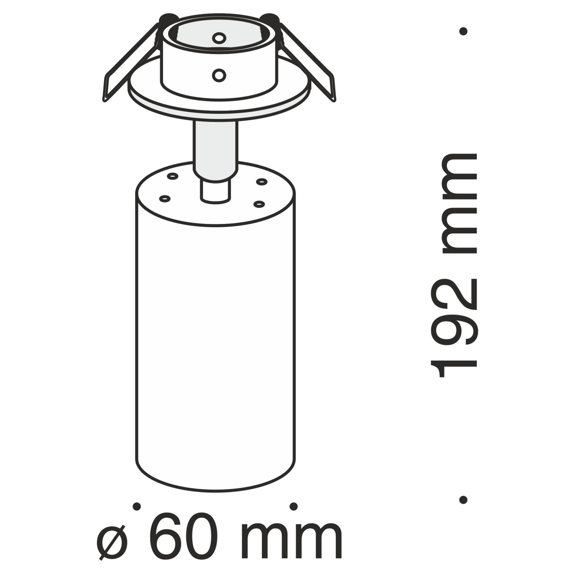 Картинка Встраиваемый спот C018CL-01W