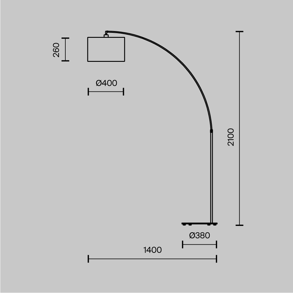 Картинка Торшер Maytoni Nevada Z328-FL-01-B