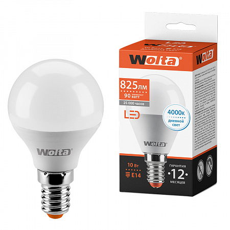 Картинка Лампа LED WOLTA 25S45GL10E14