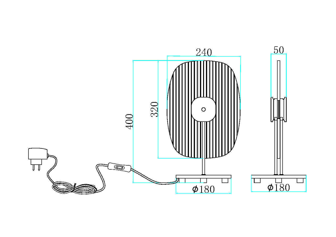 Картинка Настольный светильник Maytoni MOD152TL-L1BK