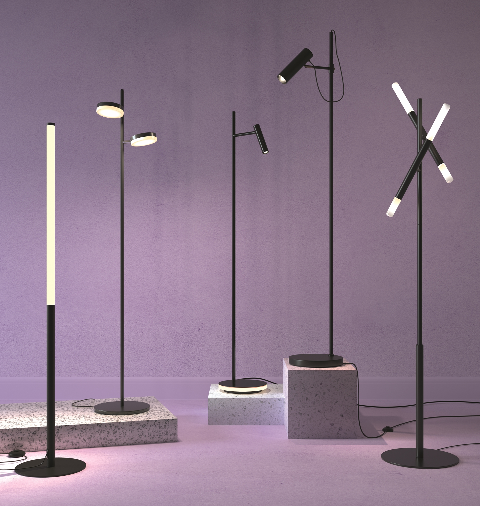 Картинка Торшер Maytoni Estudo Z010FL-L8B3K