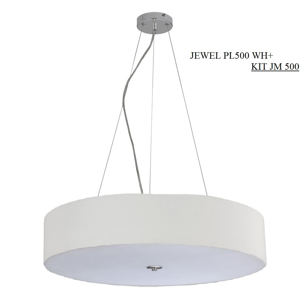 Картинка Светильник потолочный Crystal Lux JEWEL PL500 WH Crystal Lux 2110/106