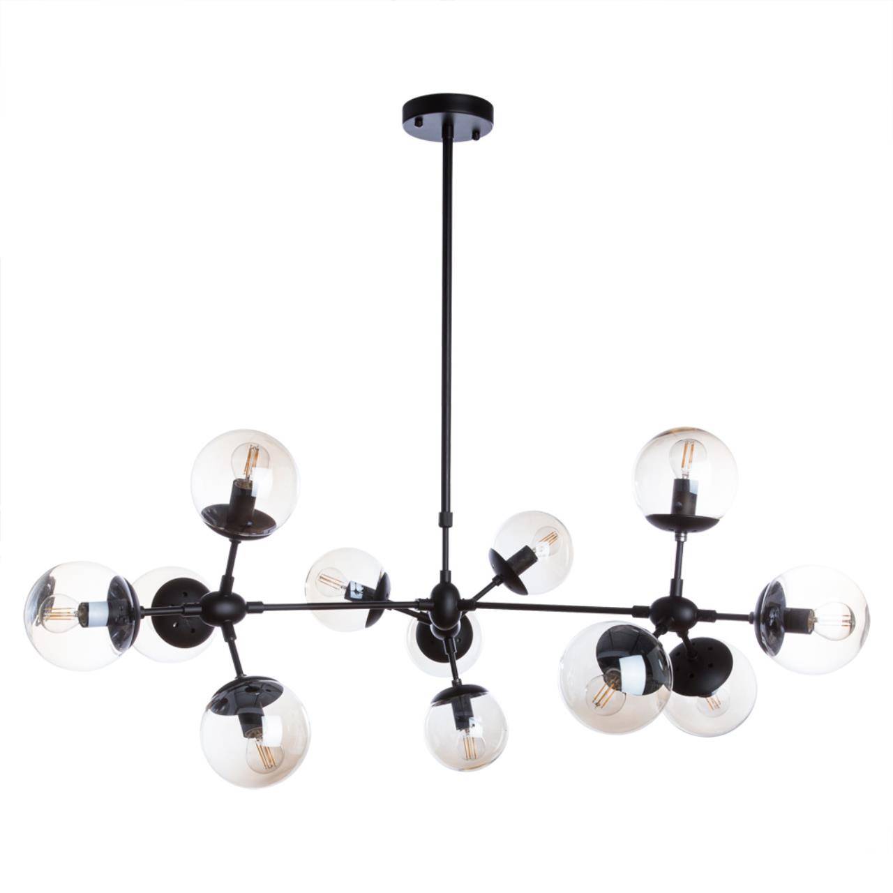 Картинка Подвесная люстра Arte Lamp BOLLA A1664SP-12BK