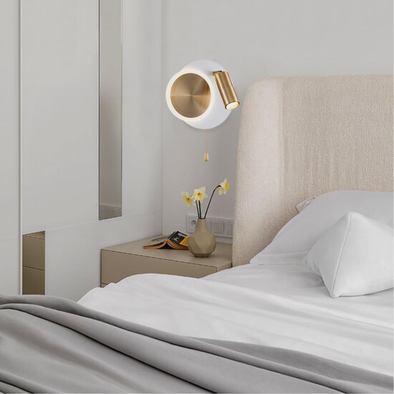 Картинка Настенный светильник Arte Lamp SYRMA A2213AP-2WH