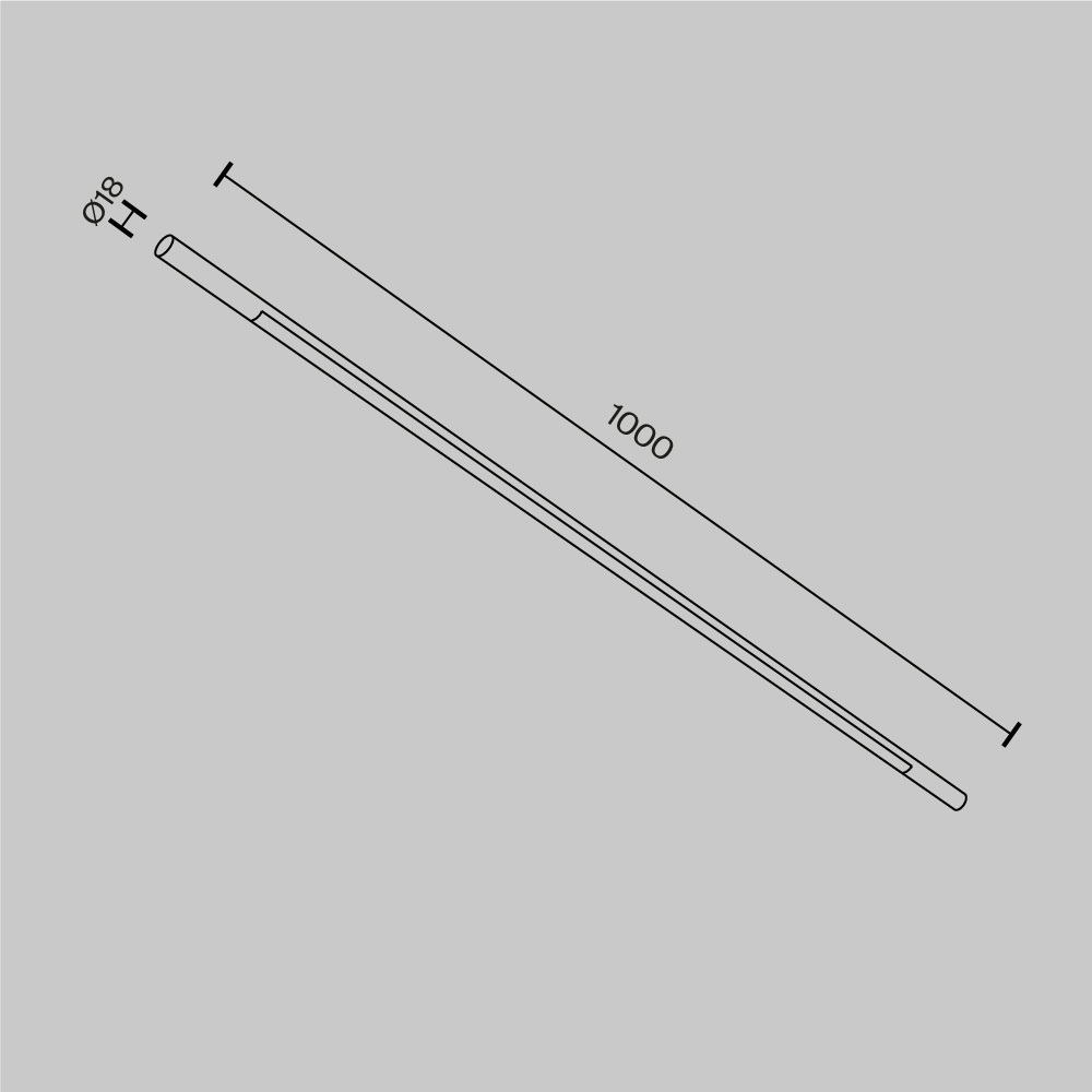 Картинка Светильник Technical C100CL-L1000-24W3-6K-B