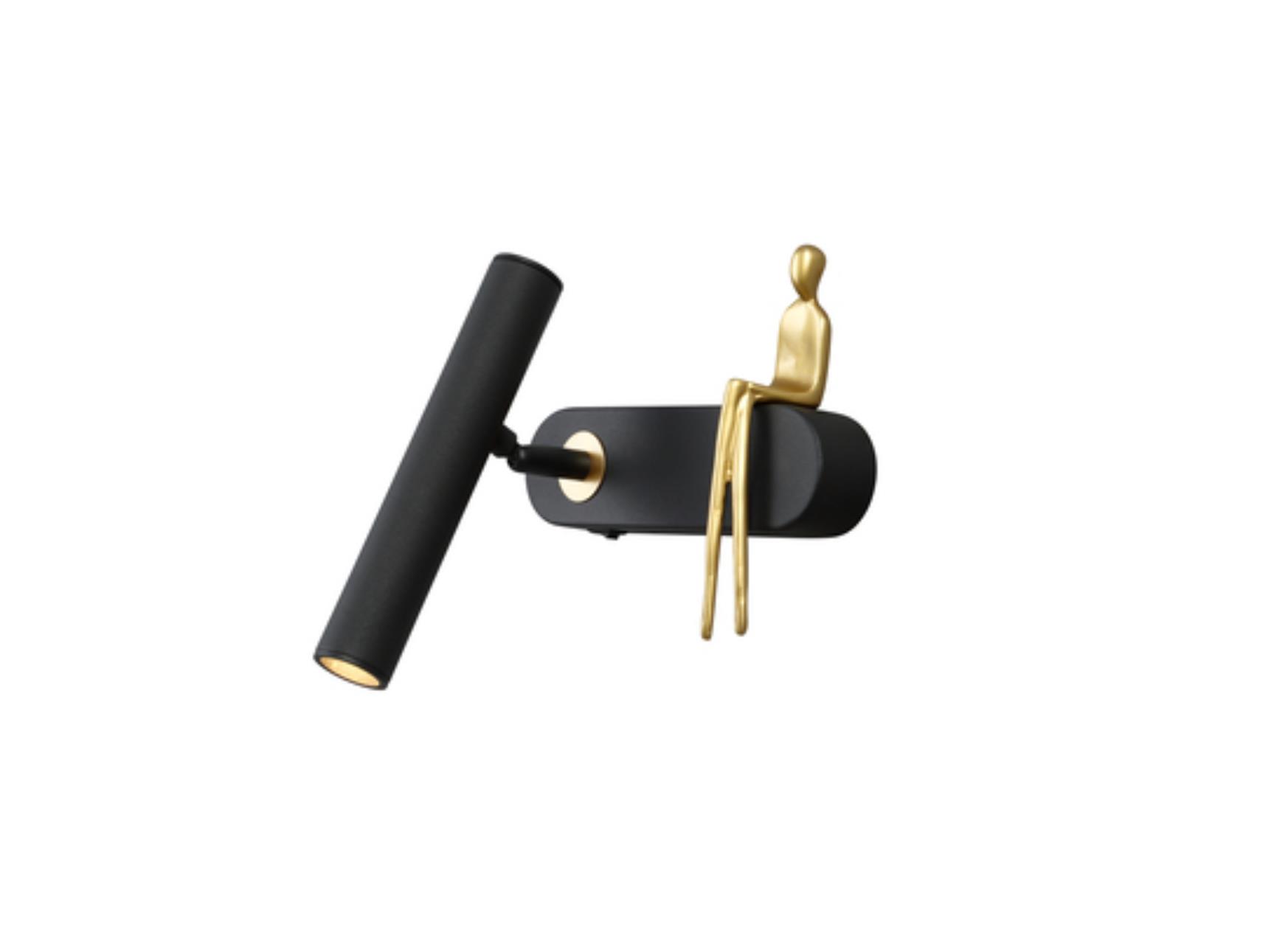 Картинка Настенный светильник Arte Lamp ALBERT A2173AP-1BK