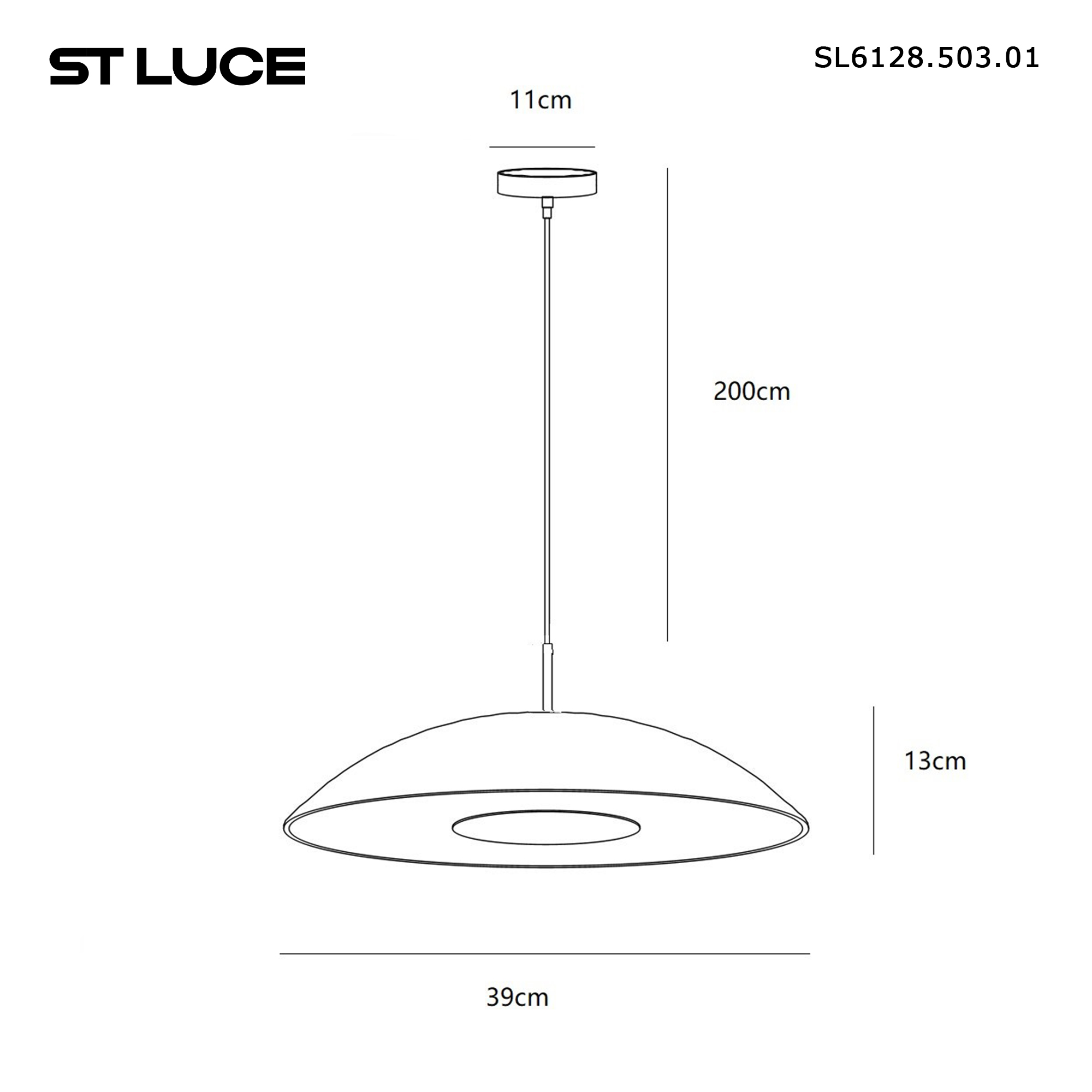 Картинка SL6128.503.01 Светильник подвесной ST-Luce LID