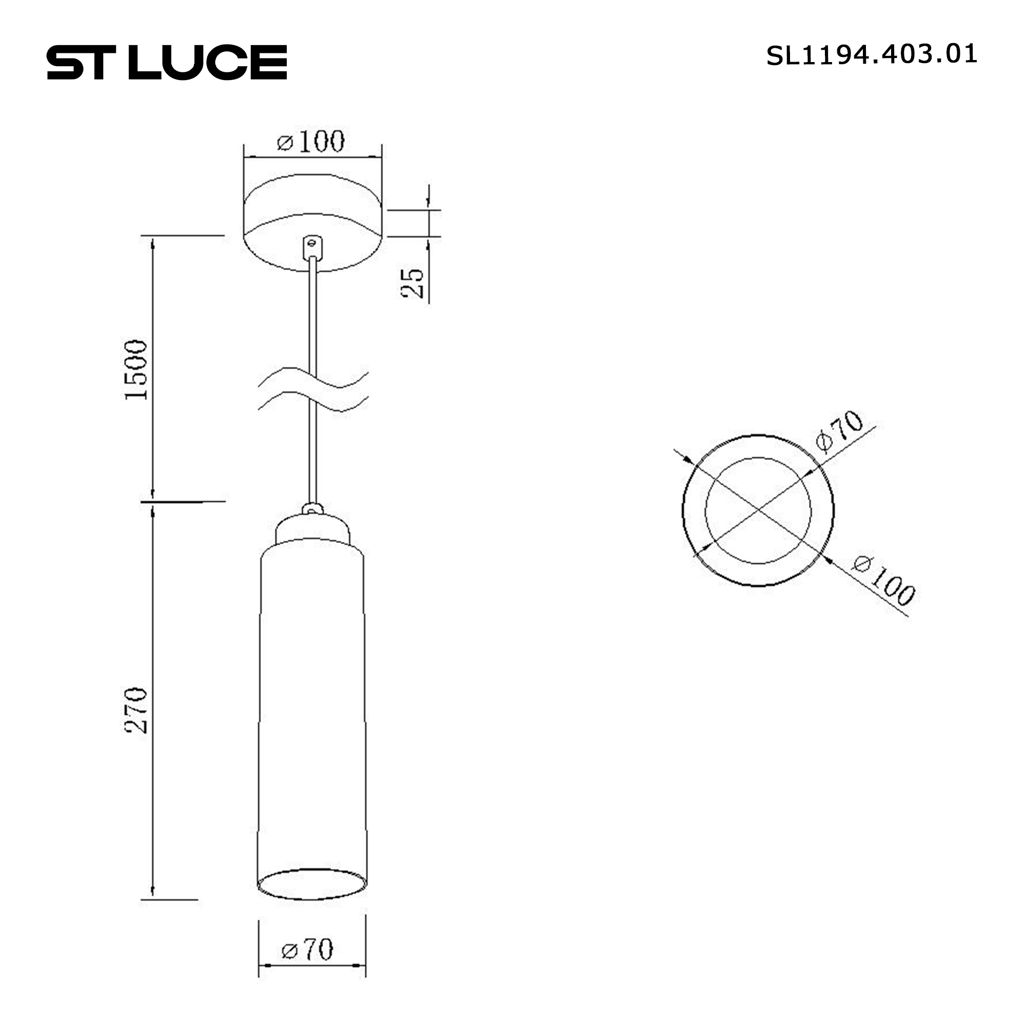 Картинка SL1194.403.01 Светильник подвесной ST-Luce EARTHY