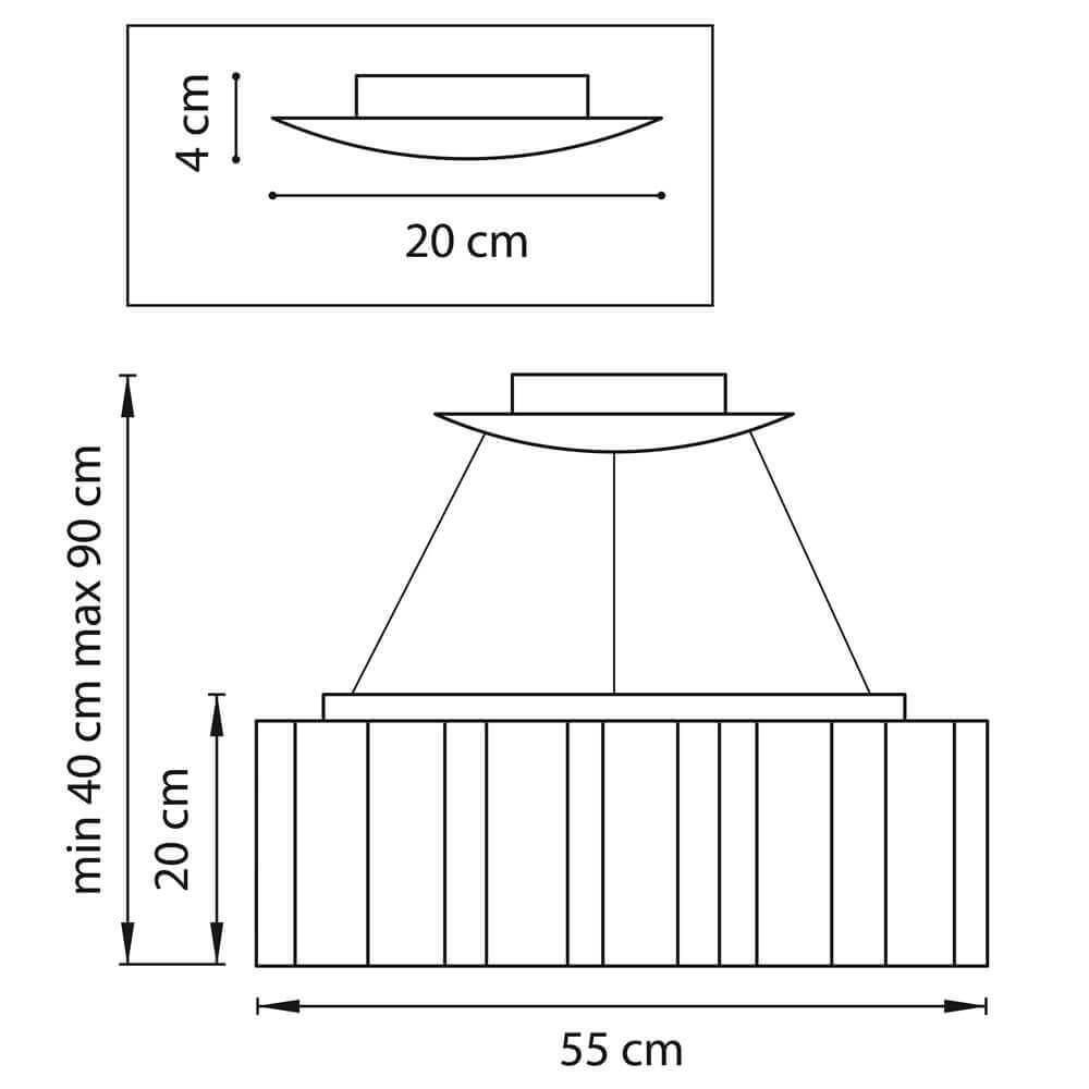 Картинка Подвесная люстра Lightstar Nubi Legno 802165
