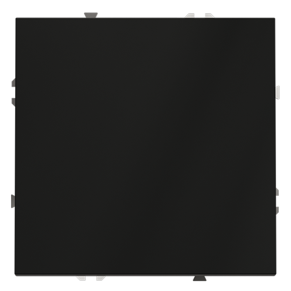 Выключатель встраиваемый VOLTUM S70 одноклавишный 10А, (черный матовый) VLS010108 