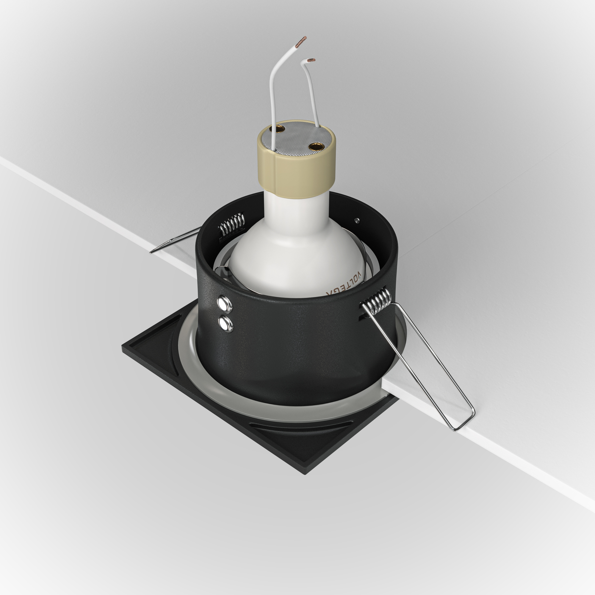 Картинка Встраиваемый светильник Maytoni Zoom DL033-2-01B