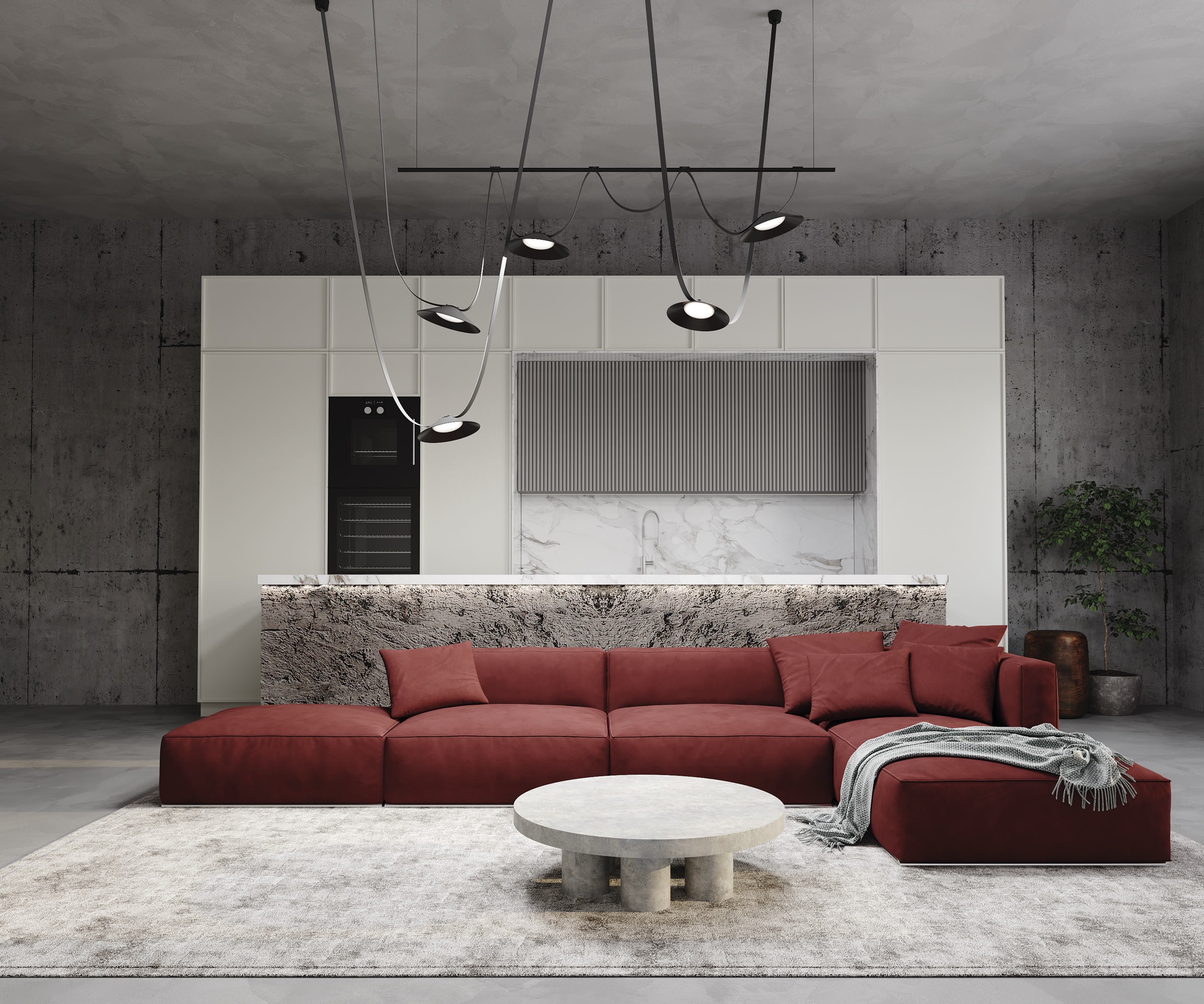 Картинка Подвесной светильник Technical TR127B-12W3K-B