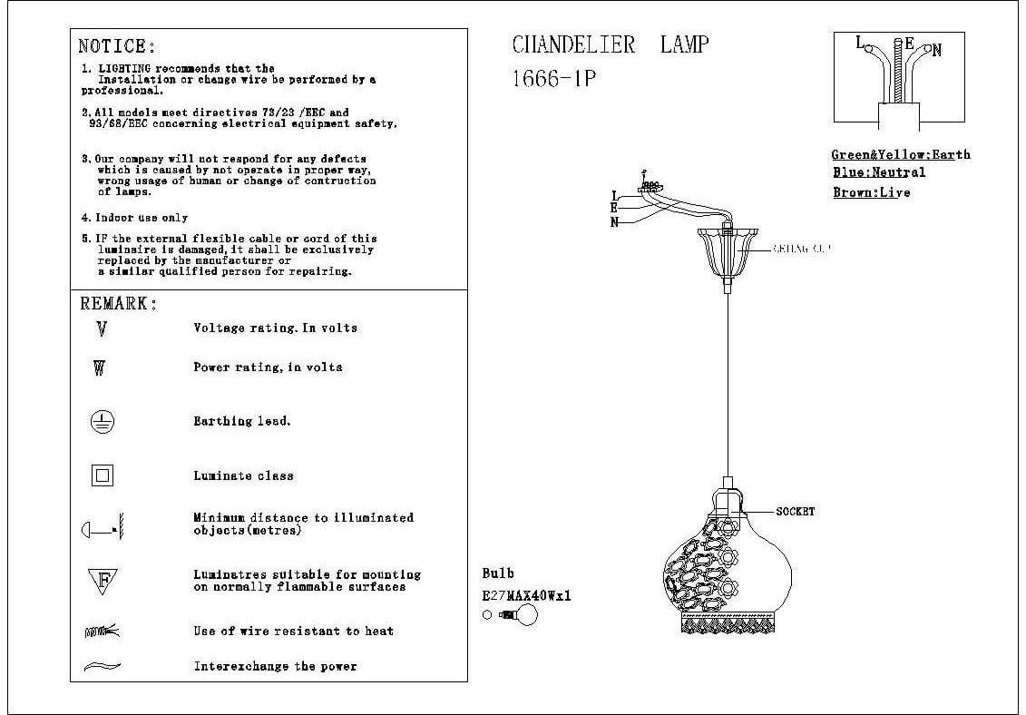Картинка Подвесной светильник Favourite Latifa 1666-1P