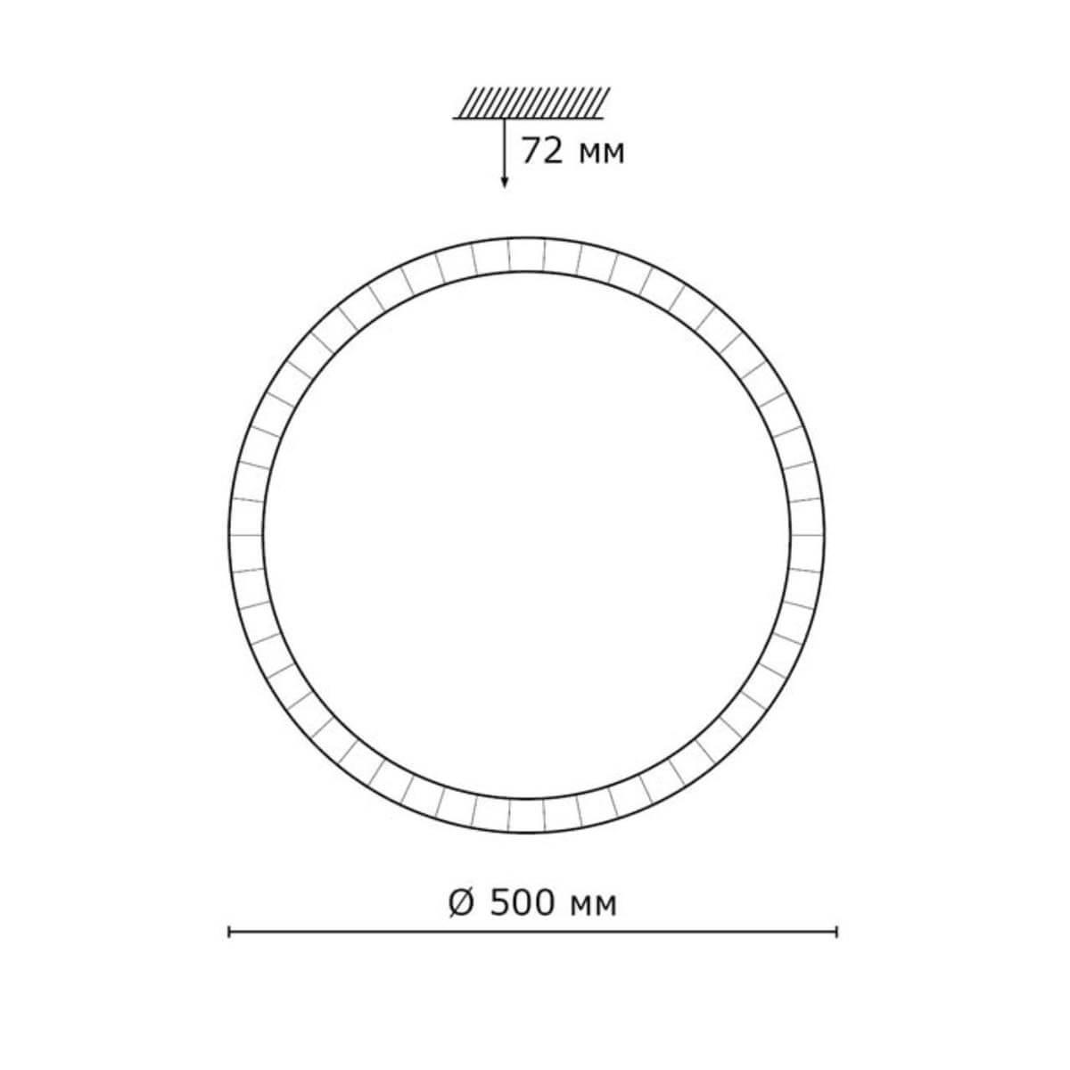 Картинка Настенно-потолочный светодиодный светильник Sonex Pale Brisa 2036/EL