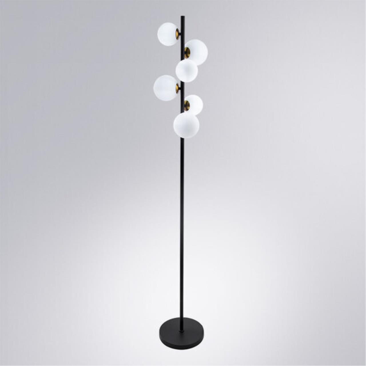Картинка Торшер Arte Lamp GEMINI A2243PN-6BK