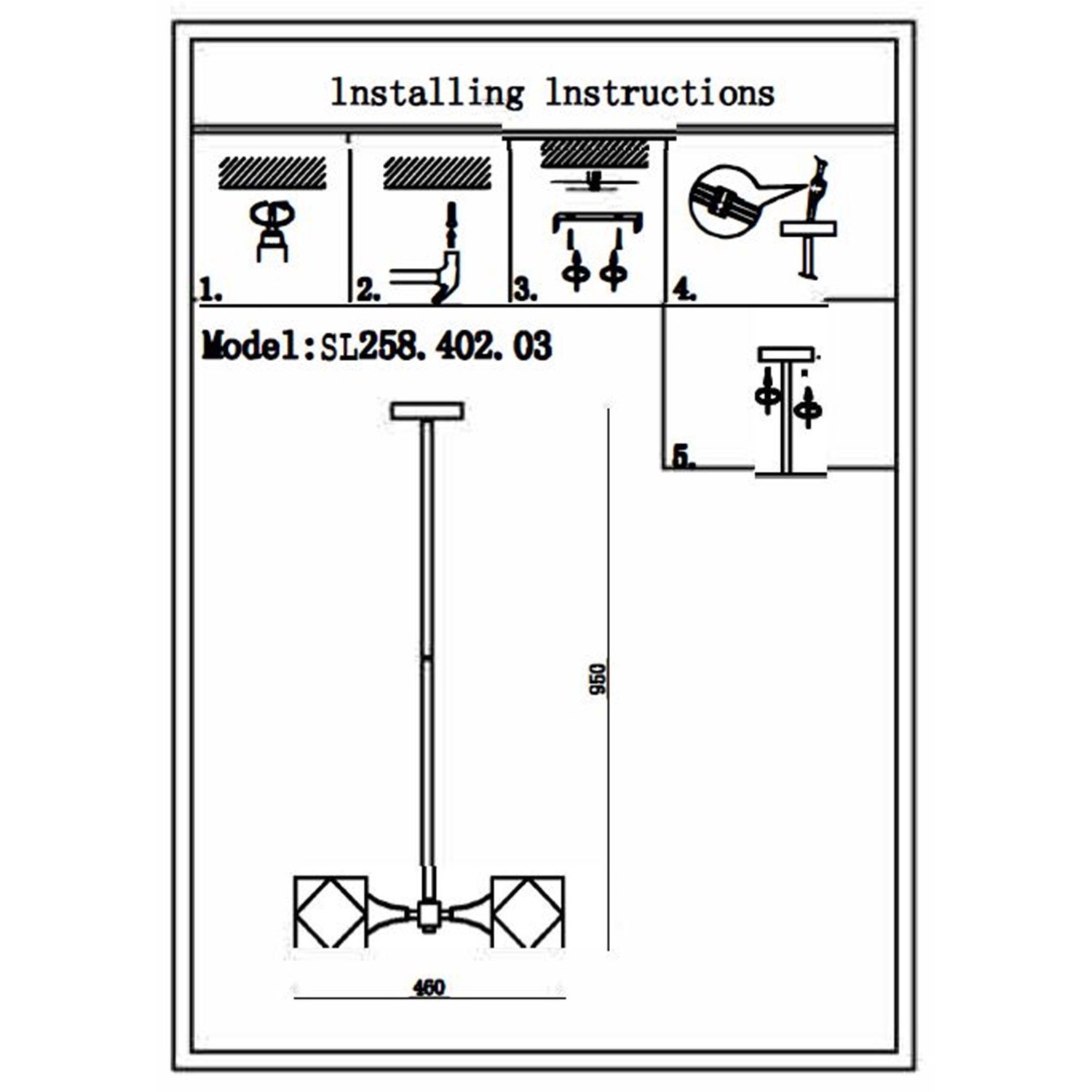Картинка Потолочная люстра ST Luce Enigma SL258.402.03