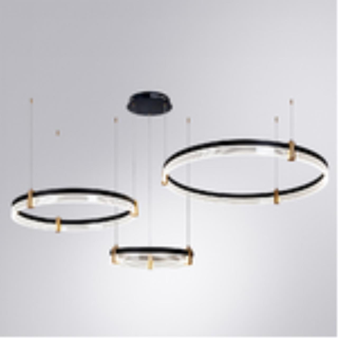 Картинка Подвесной светодиодный светильник Arte Lamp Mercury A2185SP-3BK