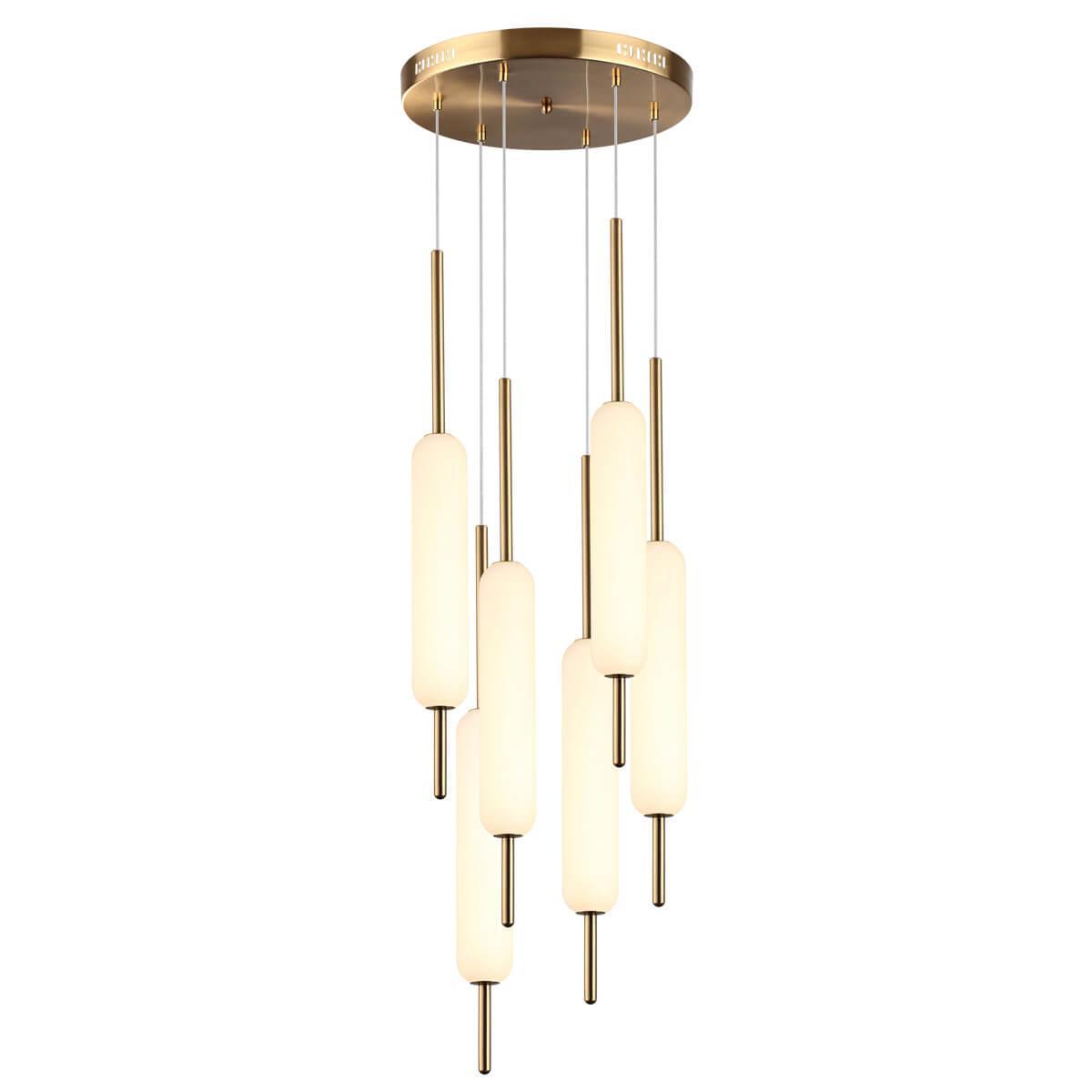подвесной светодиодный светильник odeon light pendant reeds 4794/72l, доставка по Казахстану 