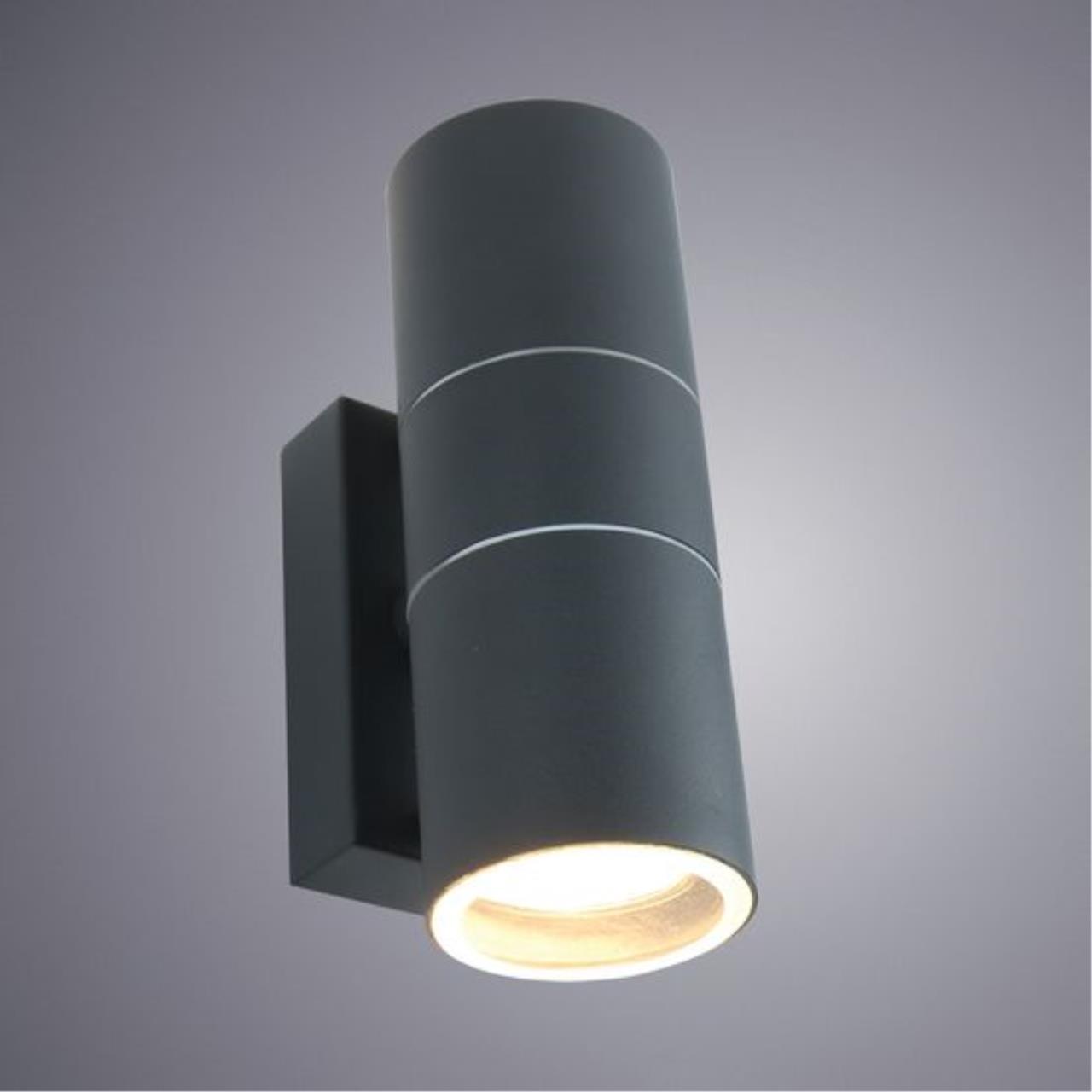 Картинка Уличный настенный светильник Arte Lamp Sonaglio A3302AL-2GY