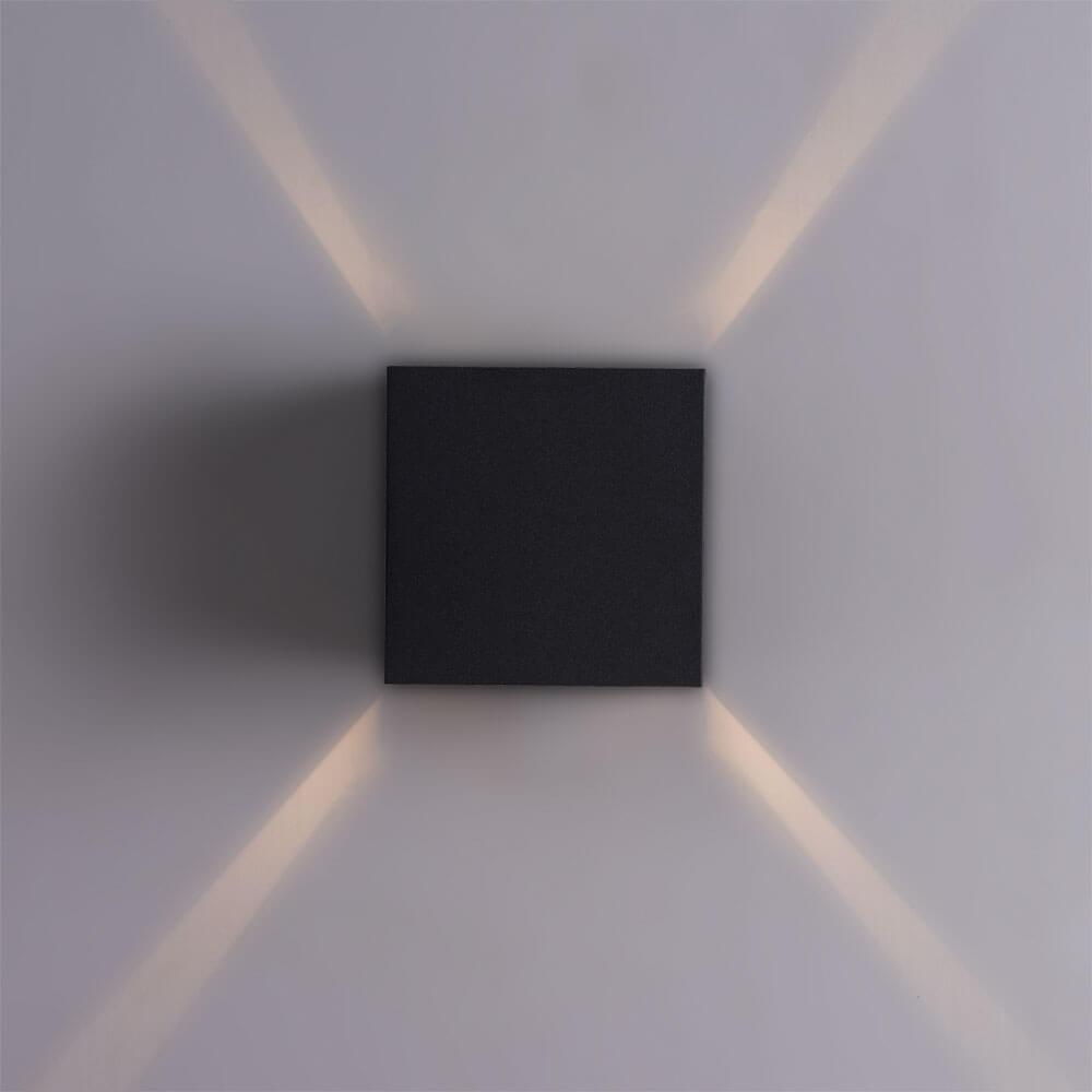 Картинка Уличный настенный светодиодный светильник Arte Lamp Rullo A1414AL-1BK