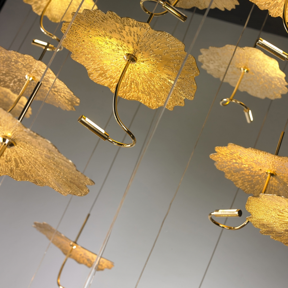 Картинка Люстра iLedex Lotus 8827P-19 BRASS