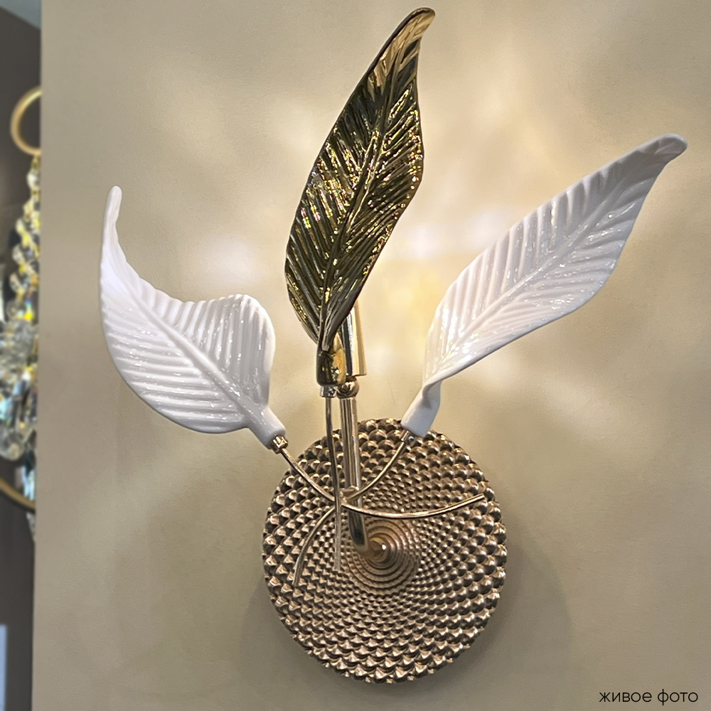 Картинка Настенный светильник STEFANIA AP1 Crystal Lux 3070/401