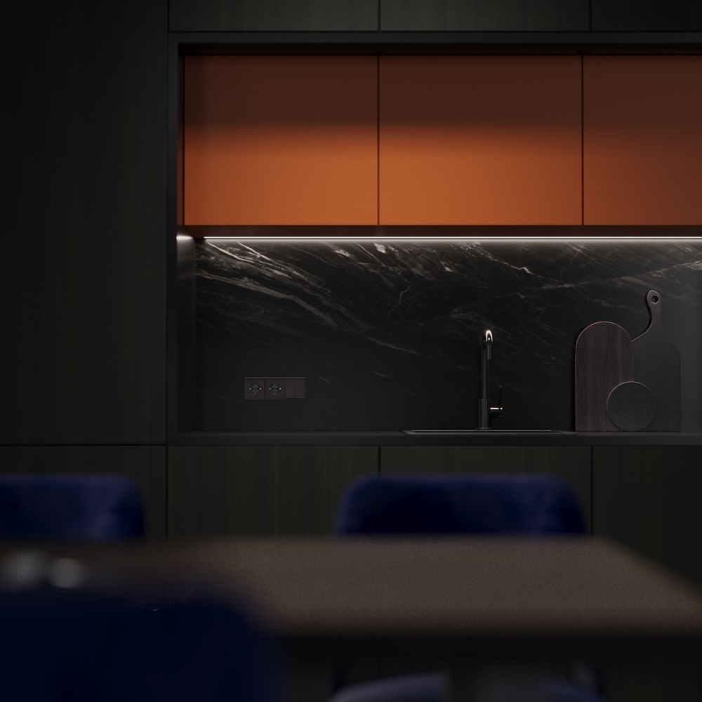 Картинка Клавиши для выключателя/переключателя двухклавишного, S70 Metal (антрацит)