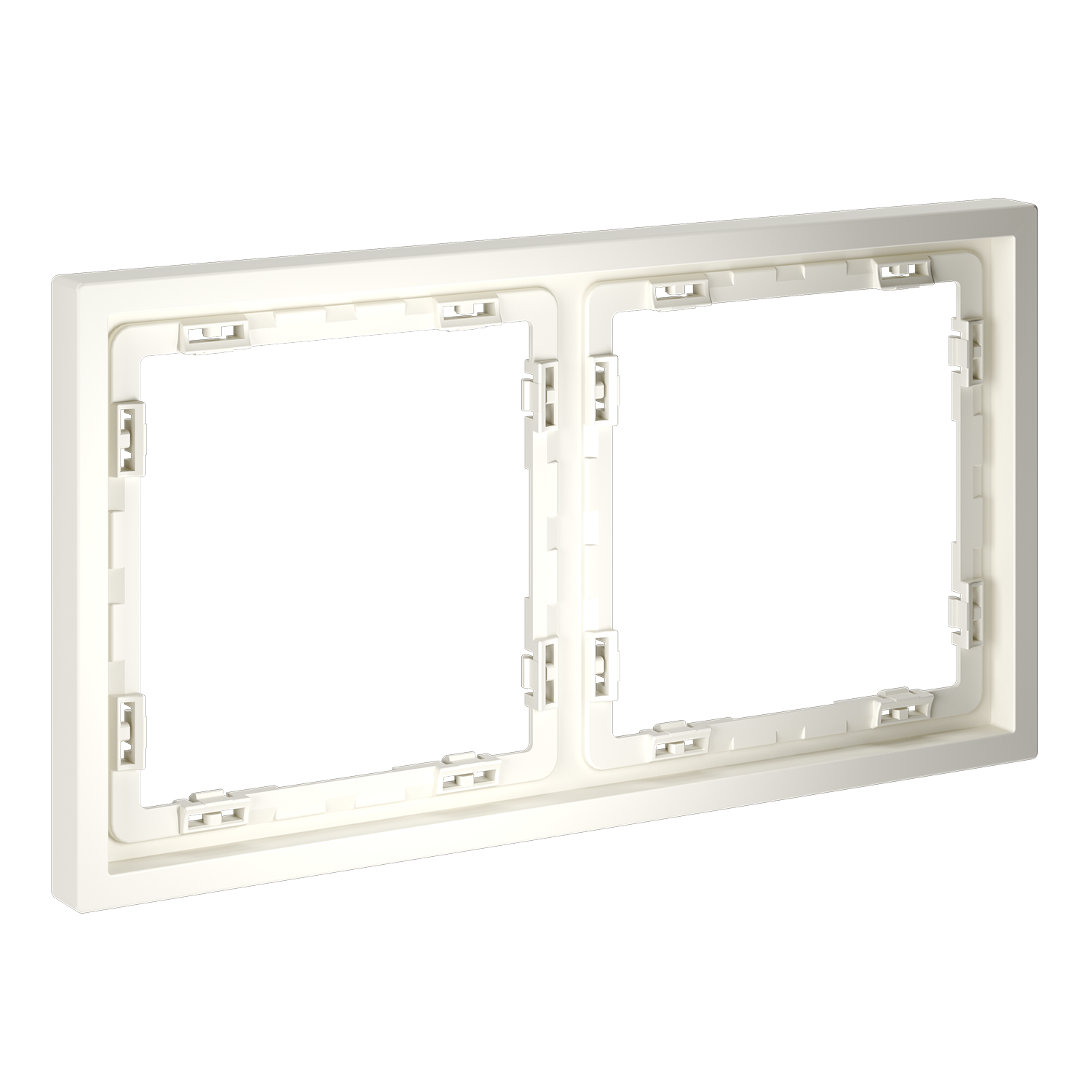 Картинка Рамка пластиковая VOLTUM S70 на 2 пост, (хлопок)