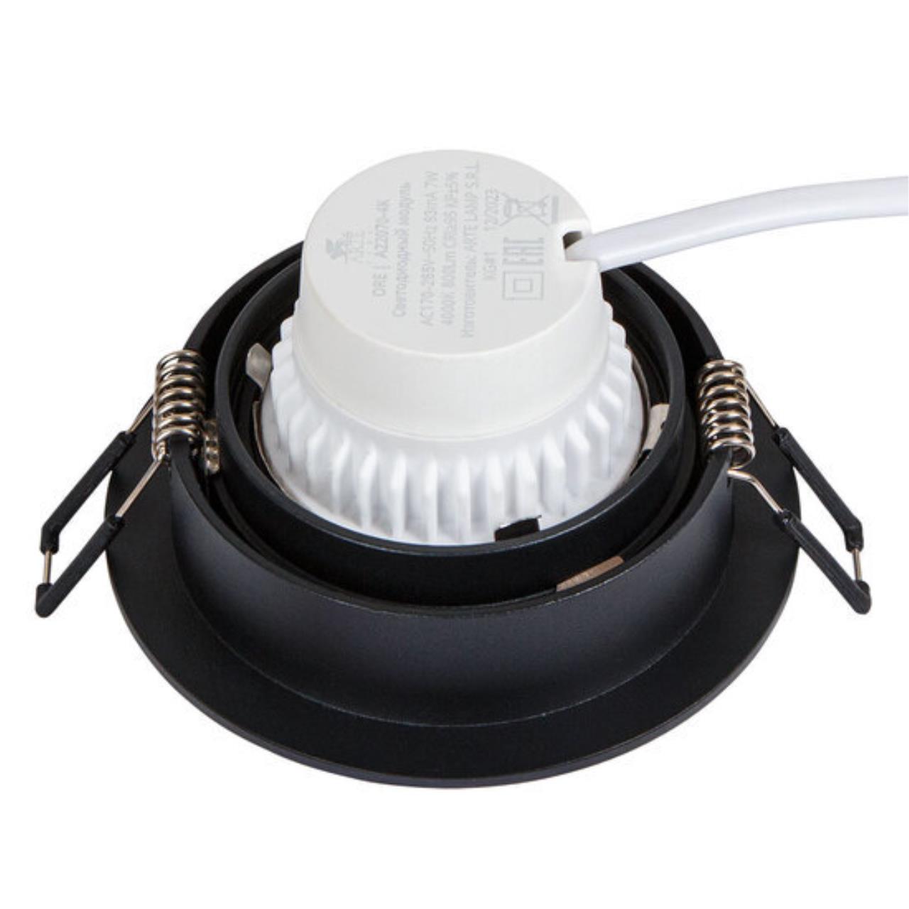 Картинка Точечный встраиваемый светильник Arte Lamp IMAI A2464PL-1BK