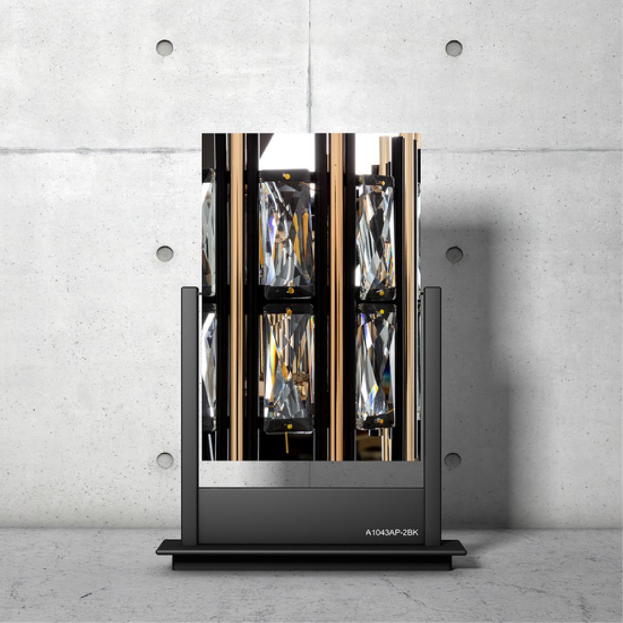 Картинка Настенный светильник Arte Lamp ALRUBA A1043AP-2BK