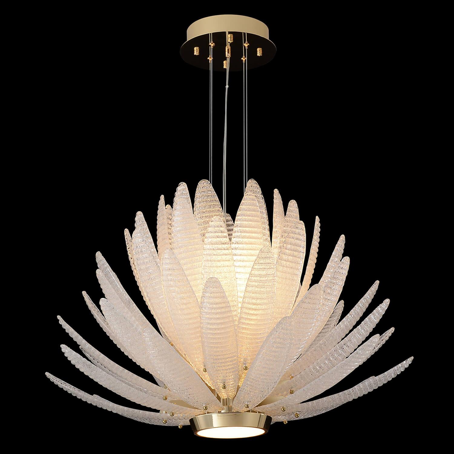 Картинка Люстра Crystal Lux ARTICHOKE SP8+1 GOLD 4150/309