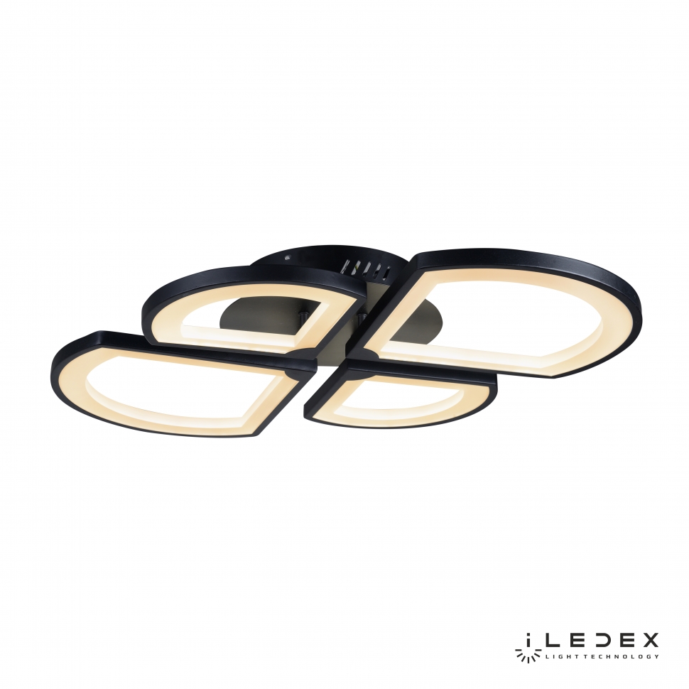 Картинка Потолочная светодиодная люстра iLedex River X024-4 BK