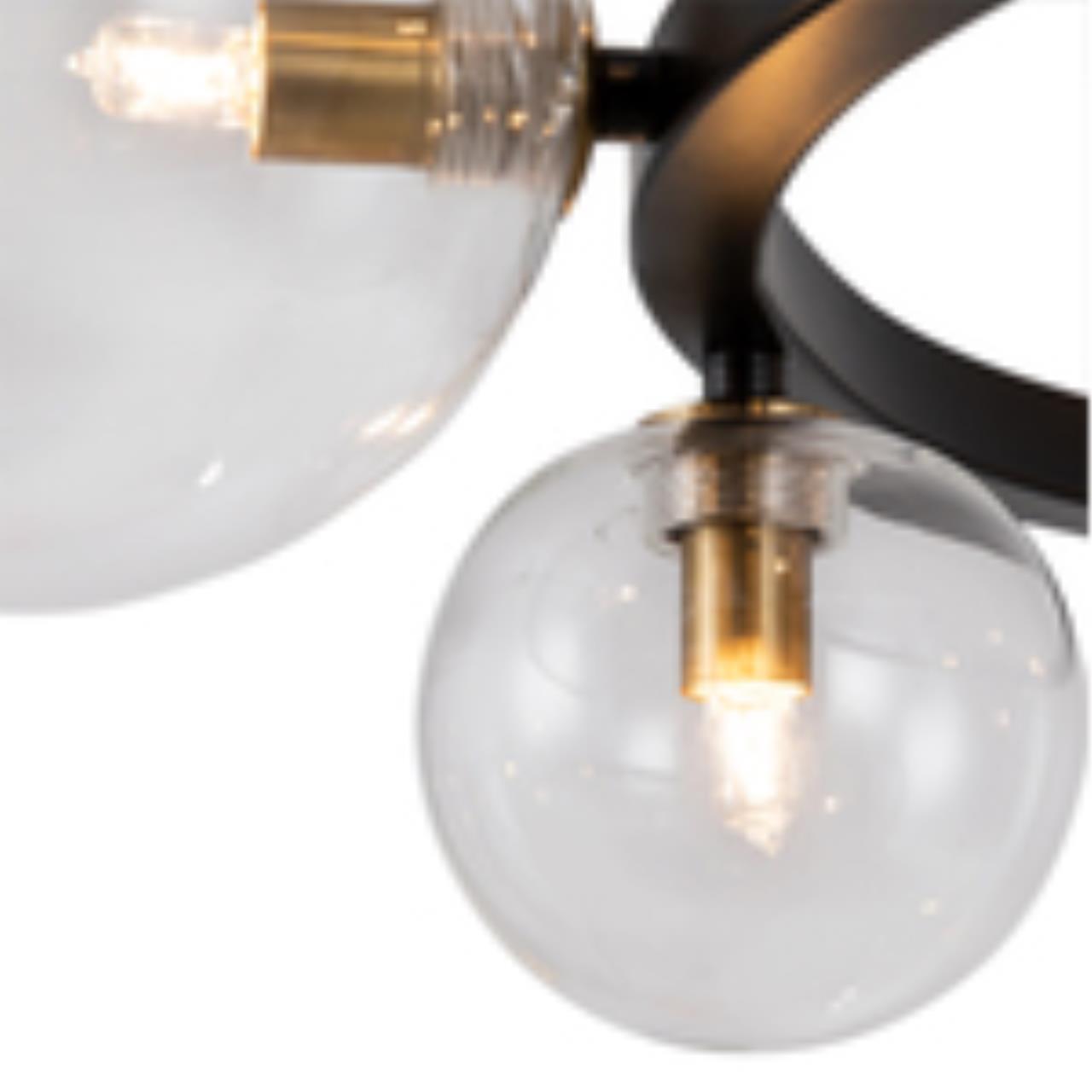 Картинка Светильник подвесной Arte Lamp Vincent A7790SP-10BK