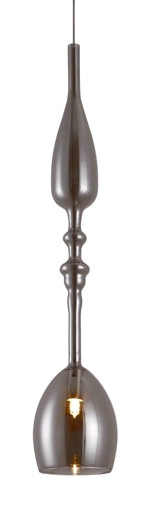 Картинка Светильник подвесной Crystal Lux LUX NEW SP1 C SMOKE Crystal Lux 2264/211