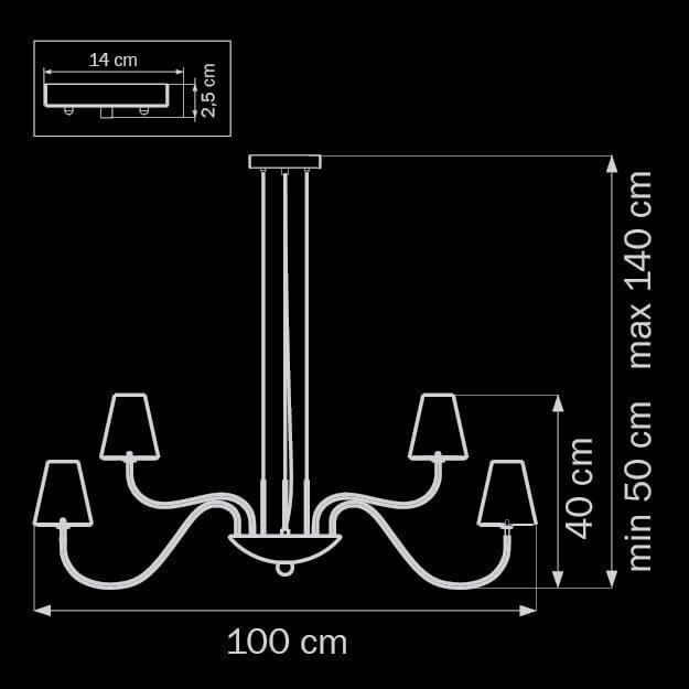 Картинка Подвесная люстра Lightstar Diafano 758164
