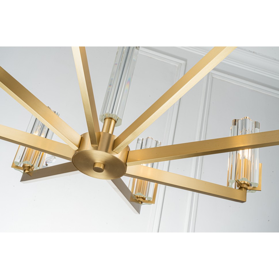 Картинка Люстра подвесная Belfast Malone 6035-8 BR CL