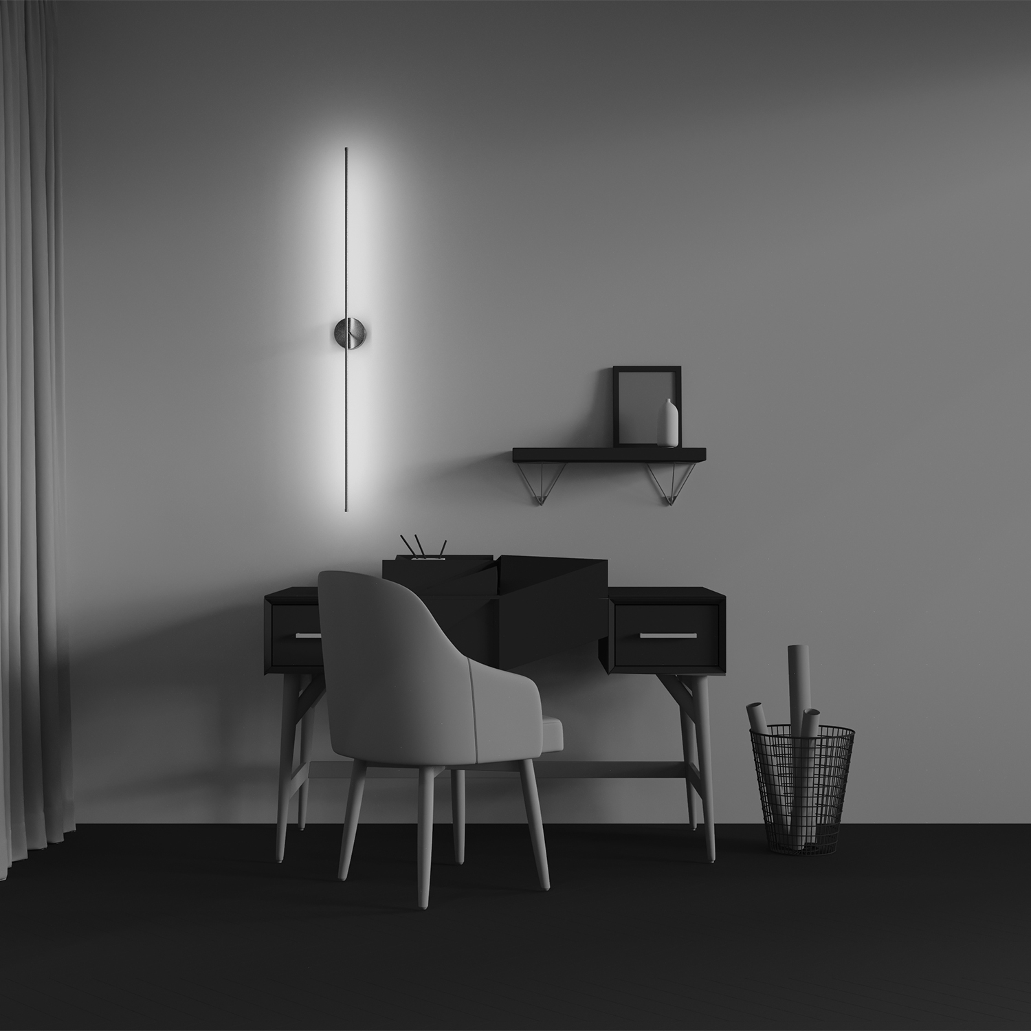 Картинка Настенный светильник (бра) Technical C084WL-L18BS2.7K