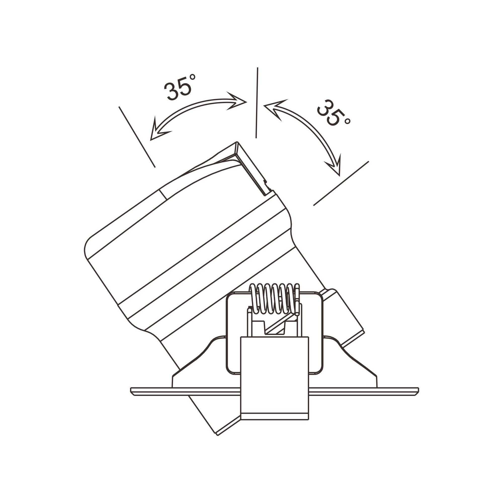 Картинка Встраиваемый светодиодный светильник Maytoni Phill DL014-6-L9W