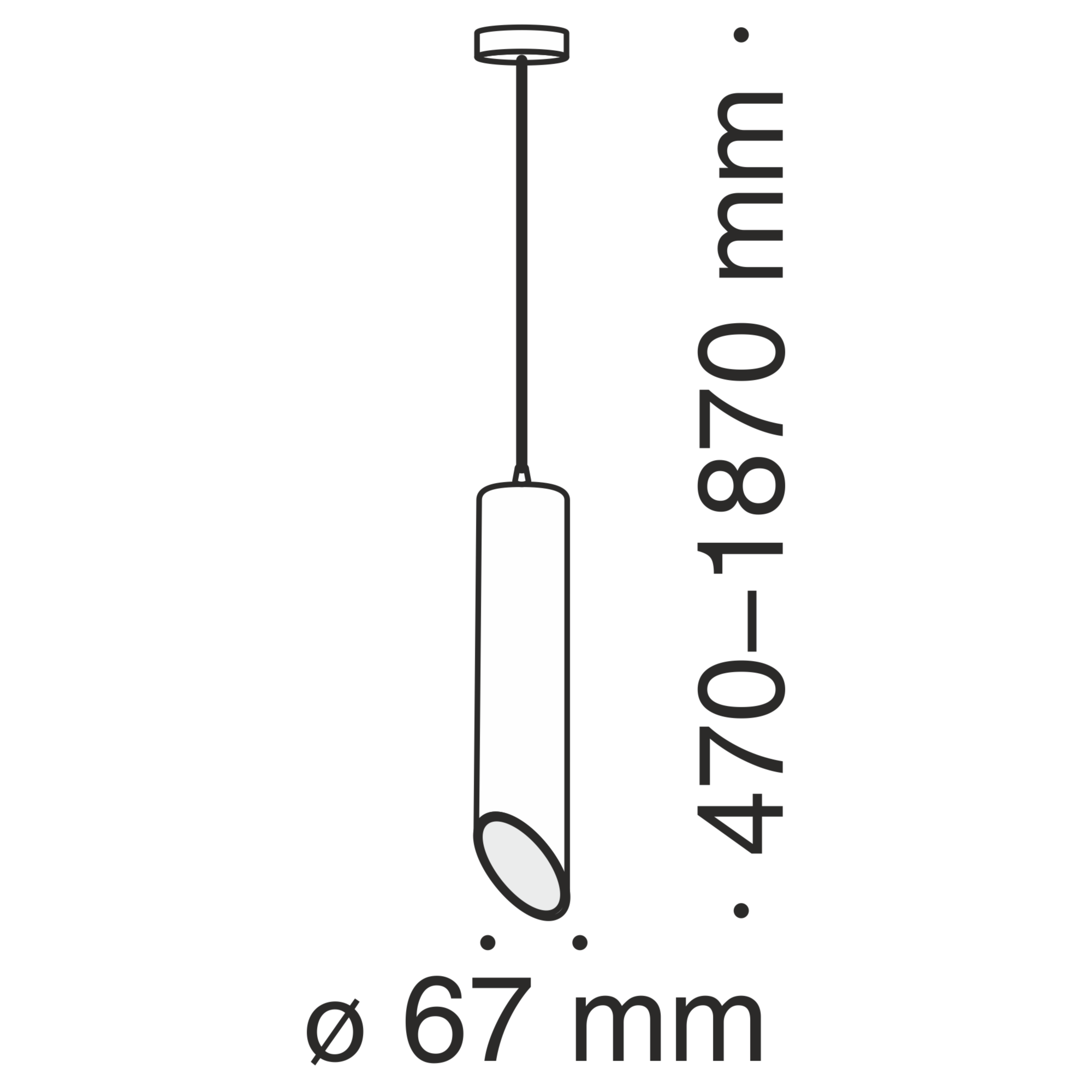 Картинка Подвесной светильник Maytoni Vela P027PL-01B