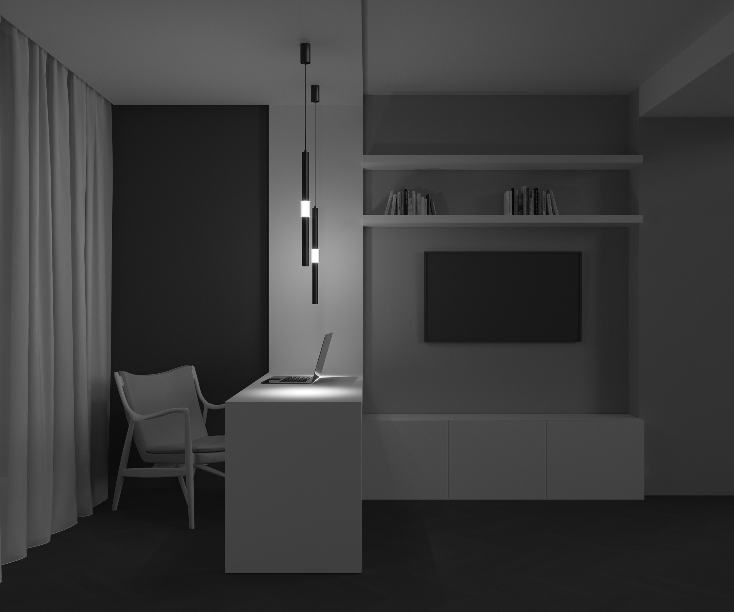 Картинка Подвесной светильник Technical P105PL-12W3K-B