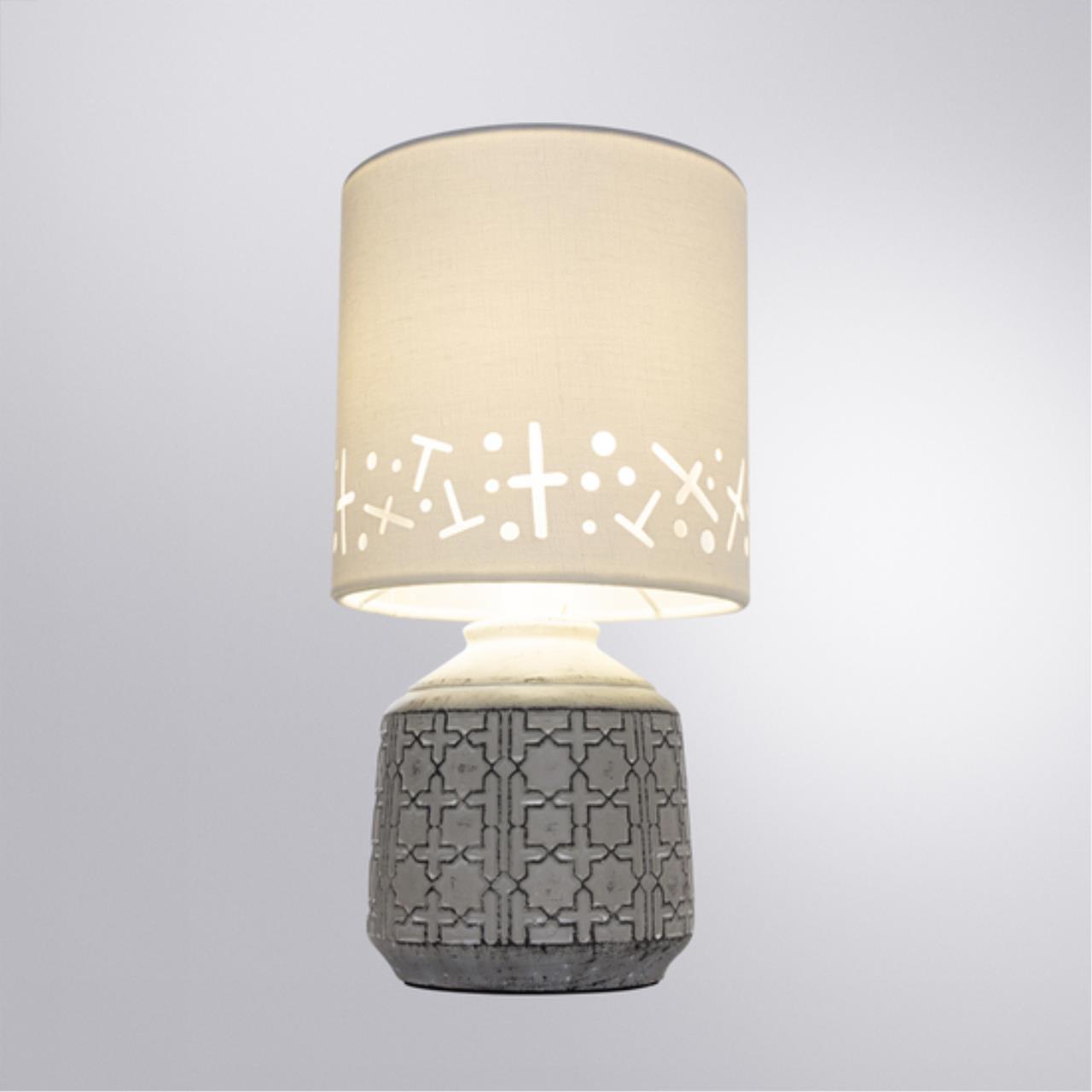 Картинка Настольная лампа Arte Lamp Bunda A4007LT-1GY