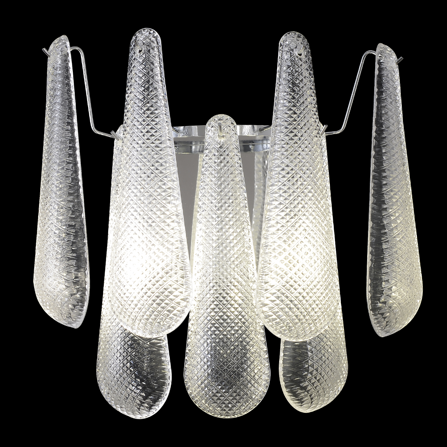 Картинка Настенный светильник FONTAIN AP2 CHROME Crystal Lux 1803/402