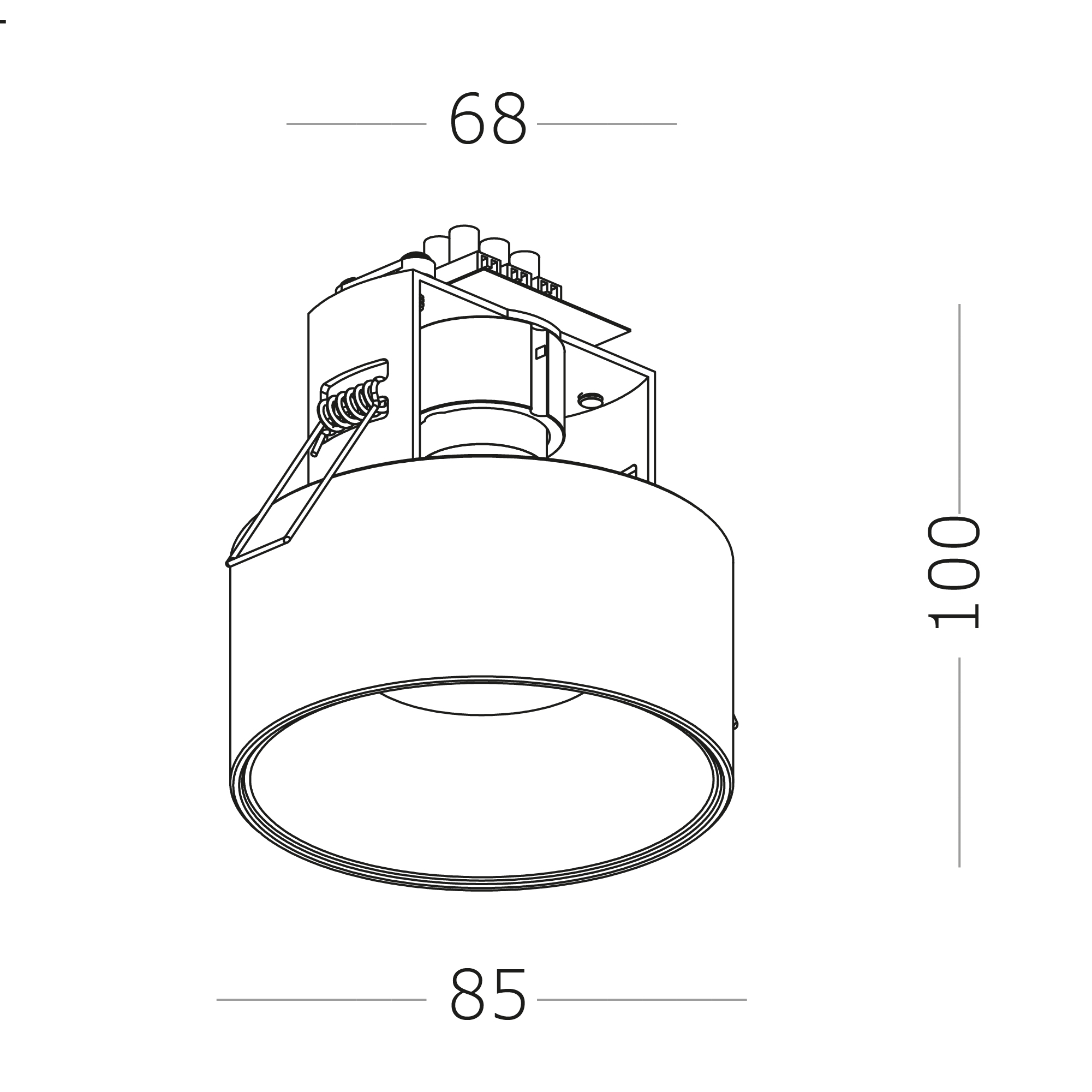 Картинка ST260.508.01 Св-к встр. Без ламп