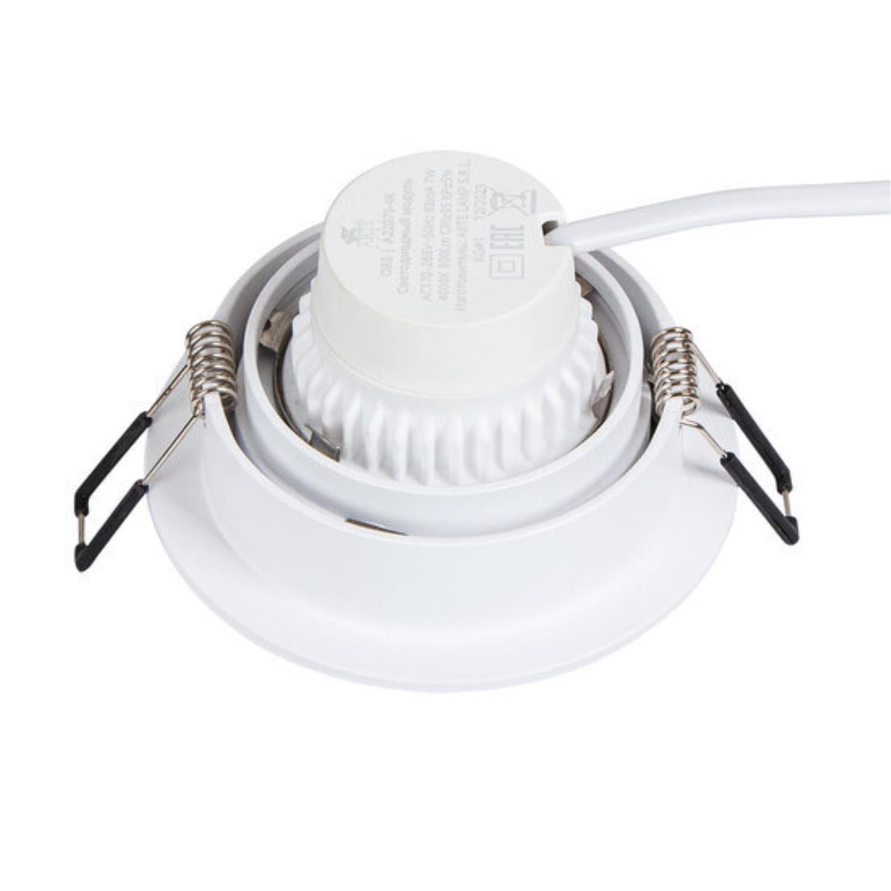 Картинка Точечный встраиваемый светильник Arte Lamp IMAI A2464PL-1WH