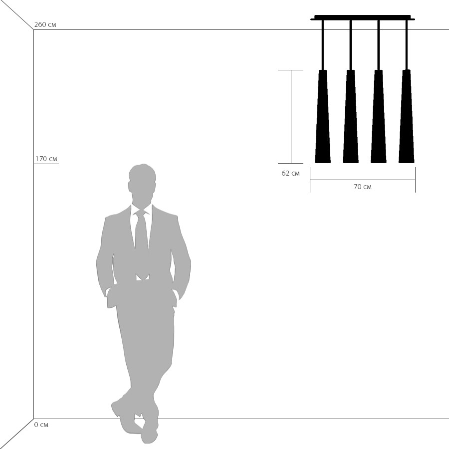 Картинка Подвесная люстра Lightstar Meta Duovo 807066